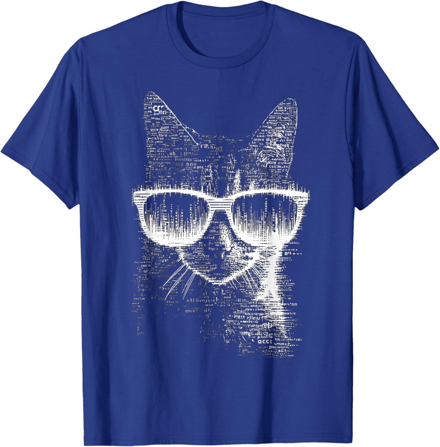 Cat Sunglasses T-Shirt - T-Shirt | Royal