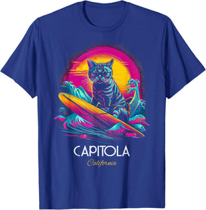 Capitola California T-Shirt - T-Shirt | Royal