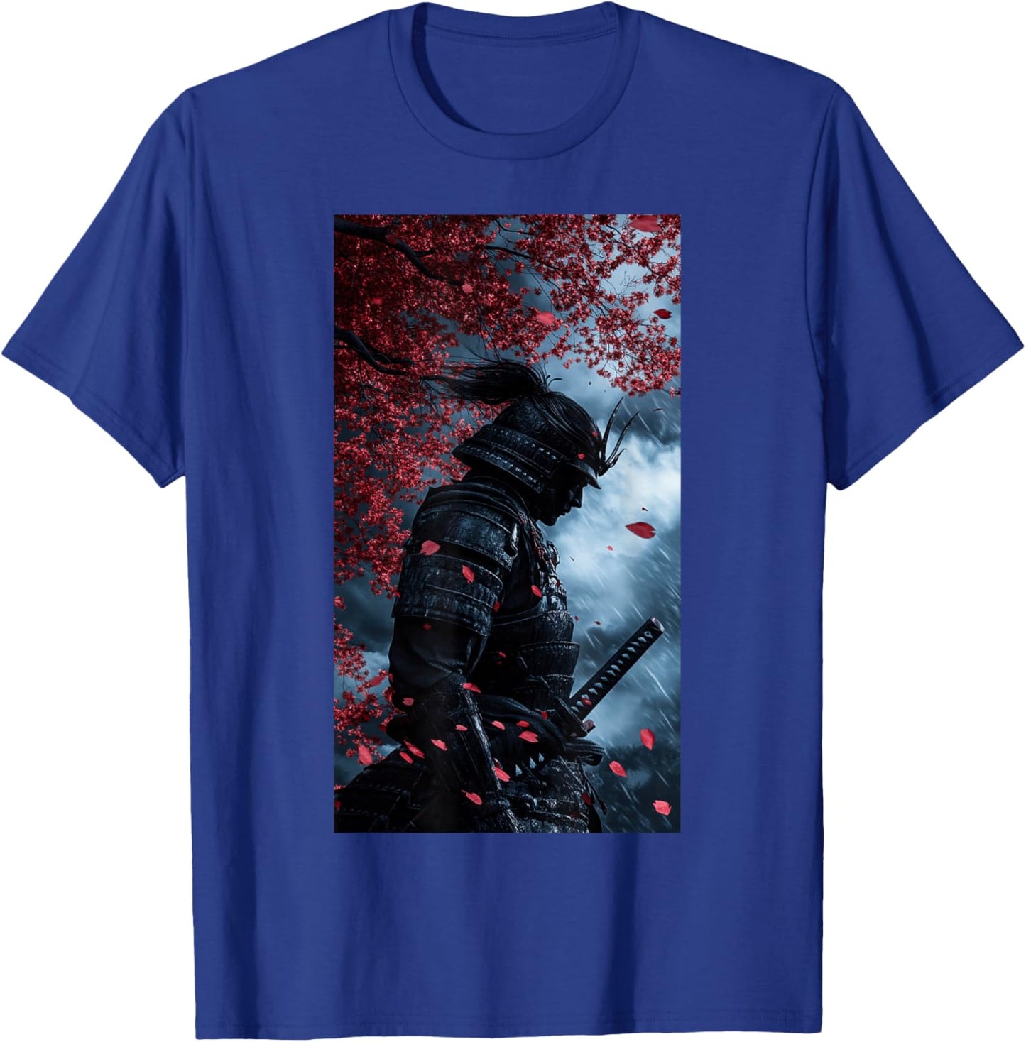 Samurai Warrior Japanese culture Ninja Katana T-Shirt - T-Shirt | Royal