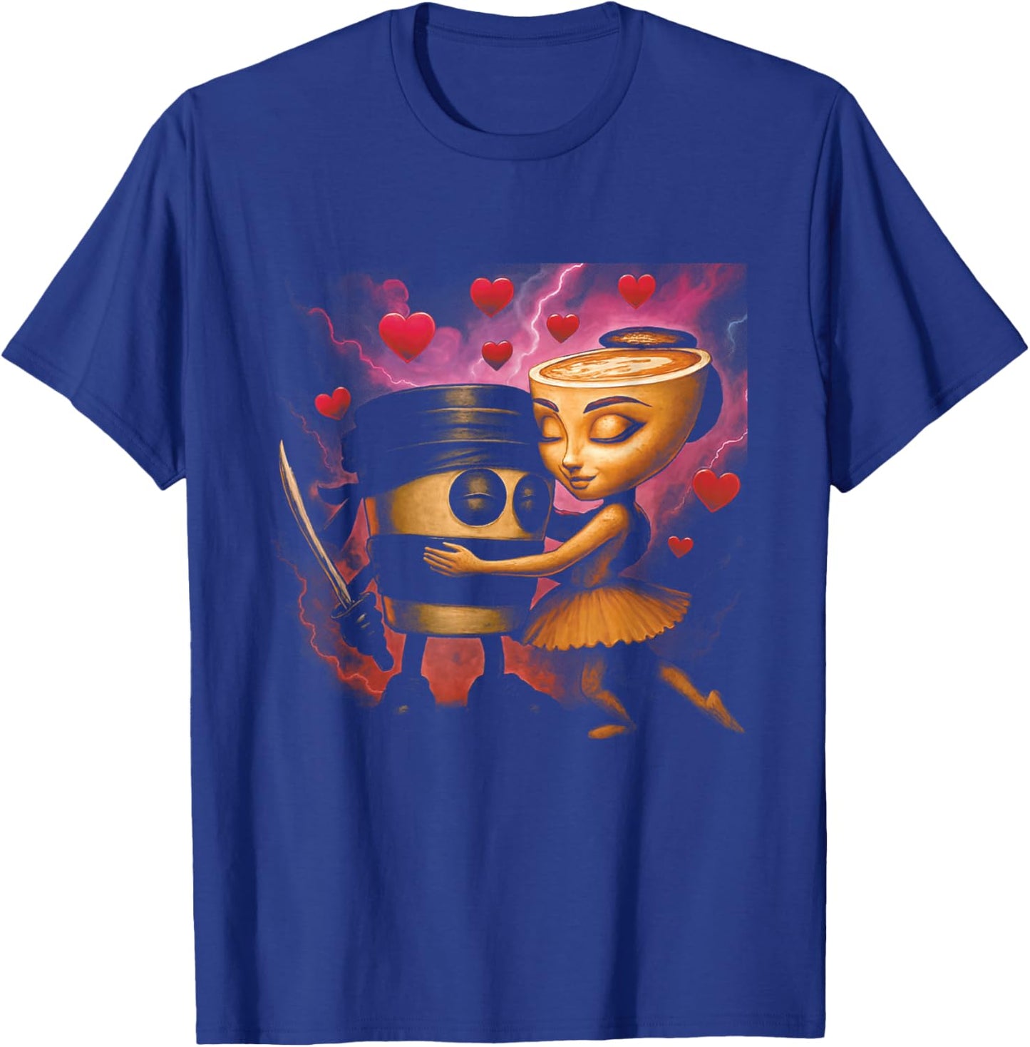 Italian Brainrot Ballerina Cappuccina Cappuccino Assassino T-Shirt - T-Shirt | Royal