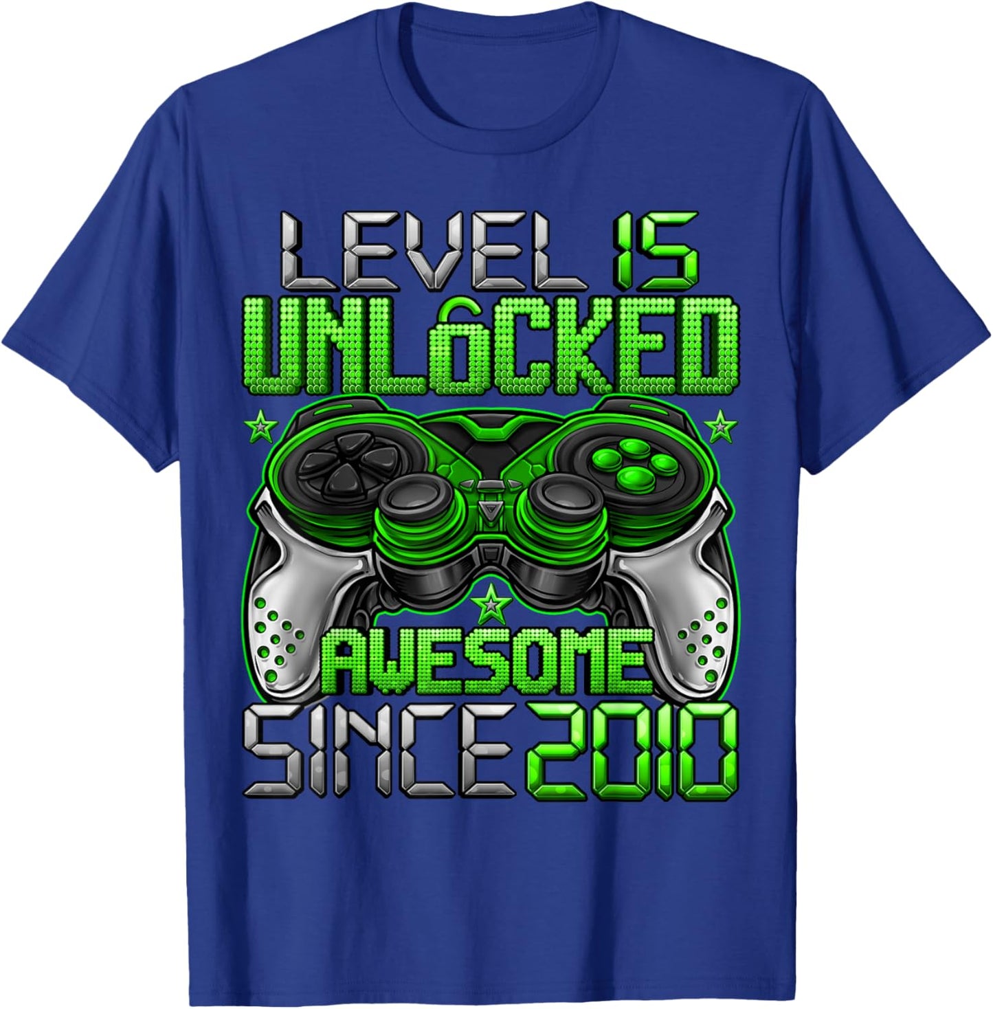 Level 15 Unlocked 15 Year Old Gifts Boys 15th Birthday Boy T-Shirt - T-Shirt | Royal