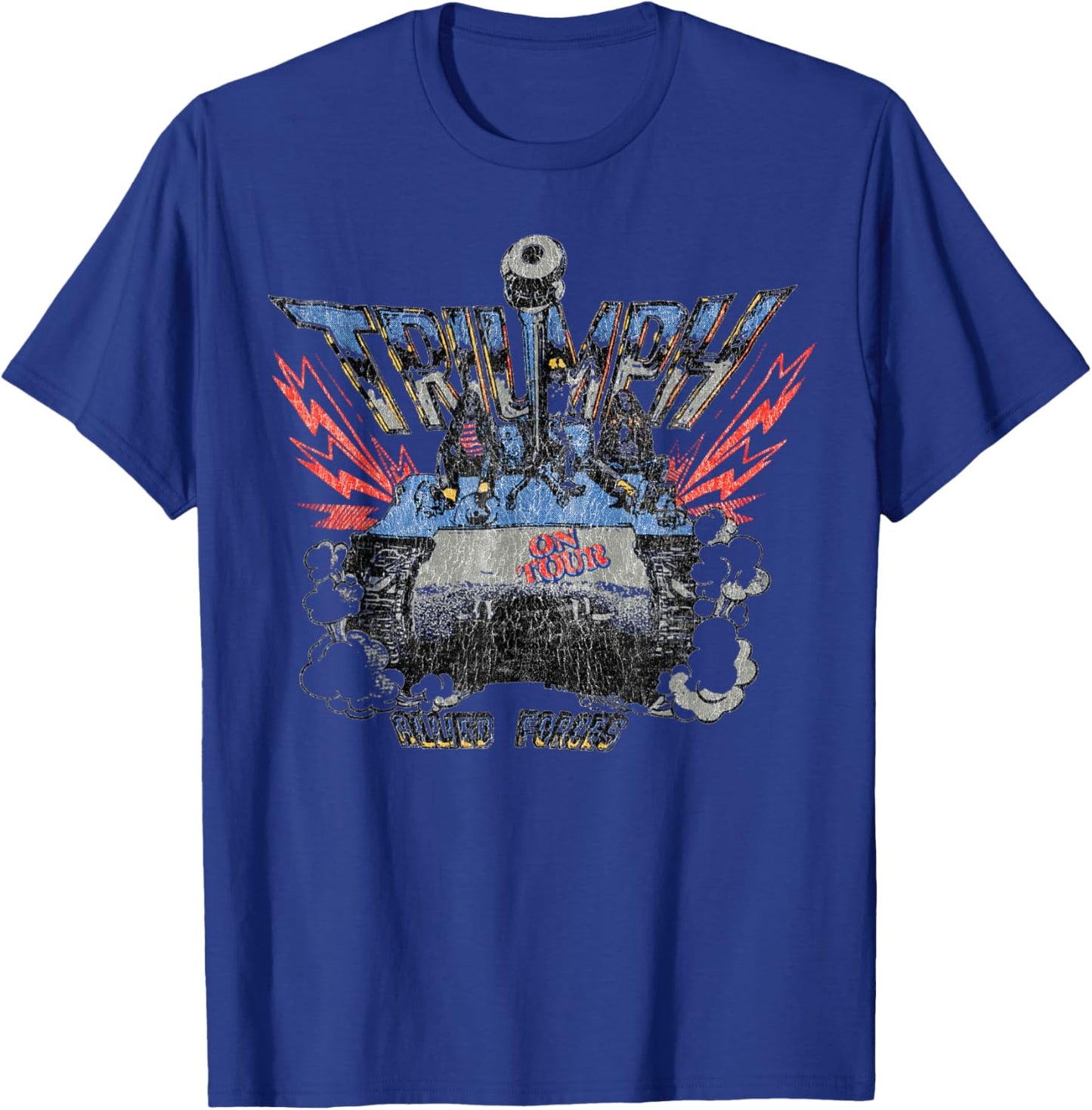 Triumph Allied Forces Tank T-Shirt - T-Shirt | Royal