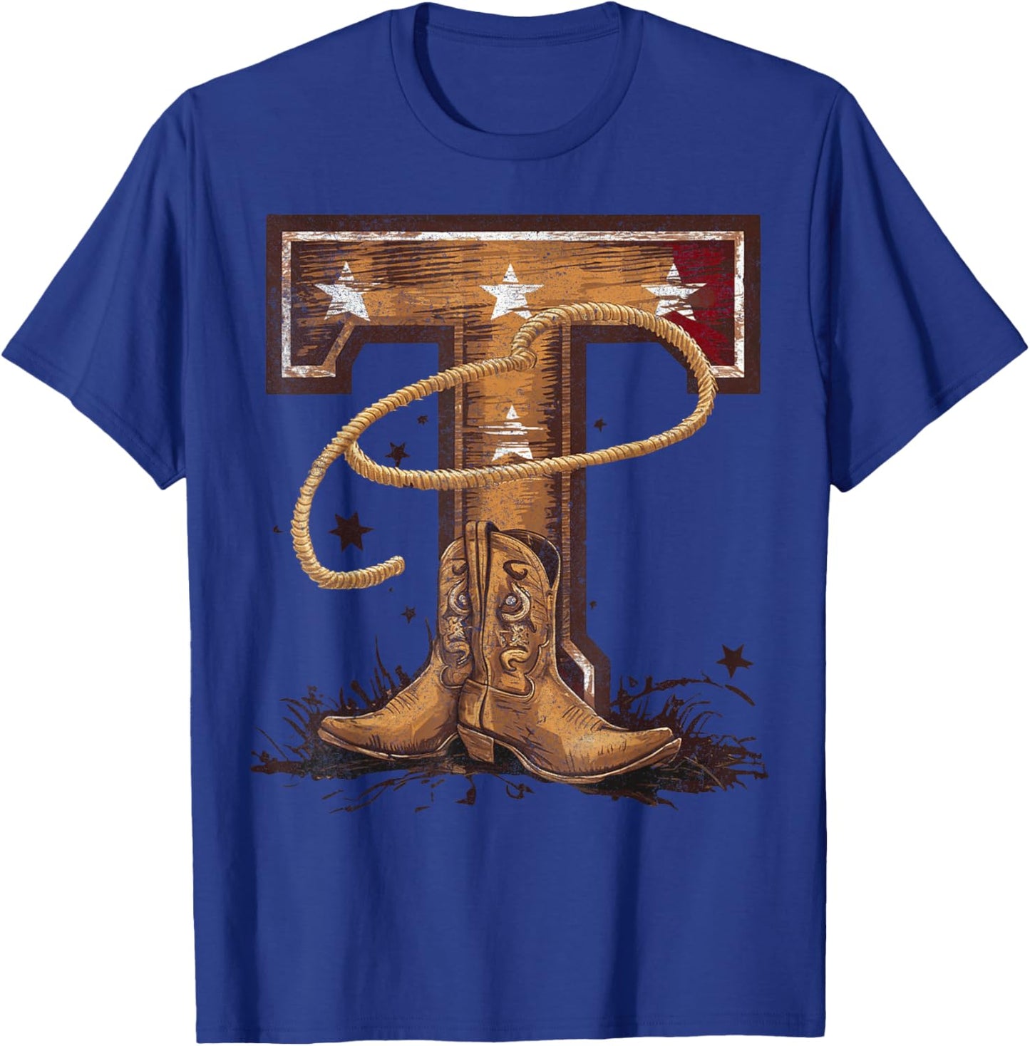 Texas Retro Vintage T-Shirt - T-Shirt | Royal