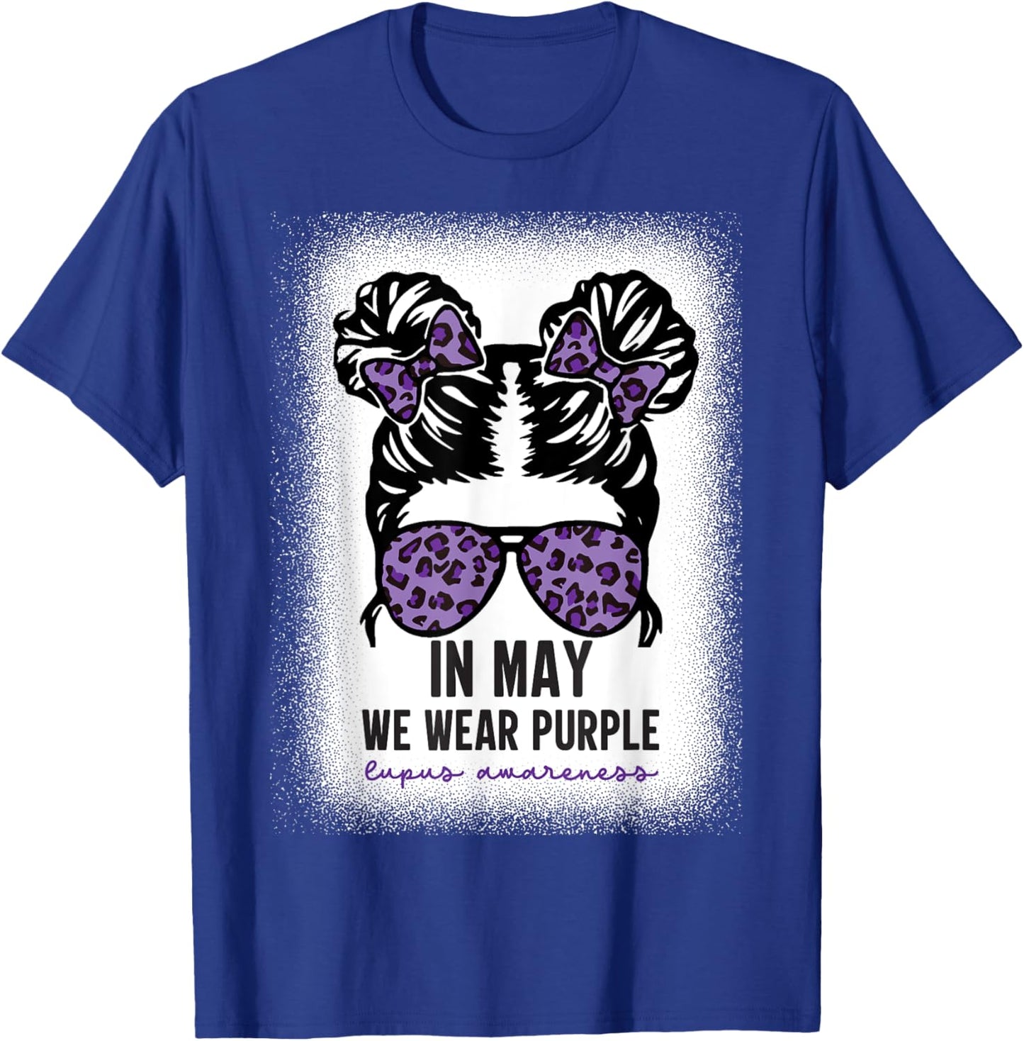 In May We Wear Purple Systemic Lupus Erythematosus Awareness T-Shirt - T-Shirt | Royal