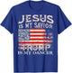 Jesus Is My Savior Trump Is My Dancer QR Trump Dancing Code T-Shirt - T-Shirt | Royal