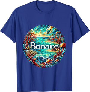 Bonaire ABC Dutch Islands artistic T-Shirt - T-Shirt | Royal