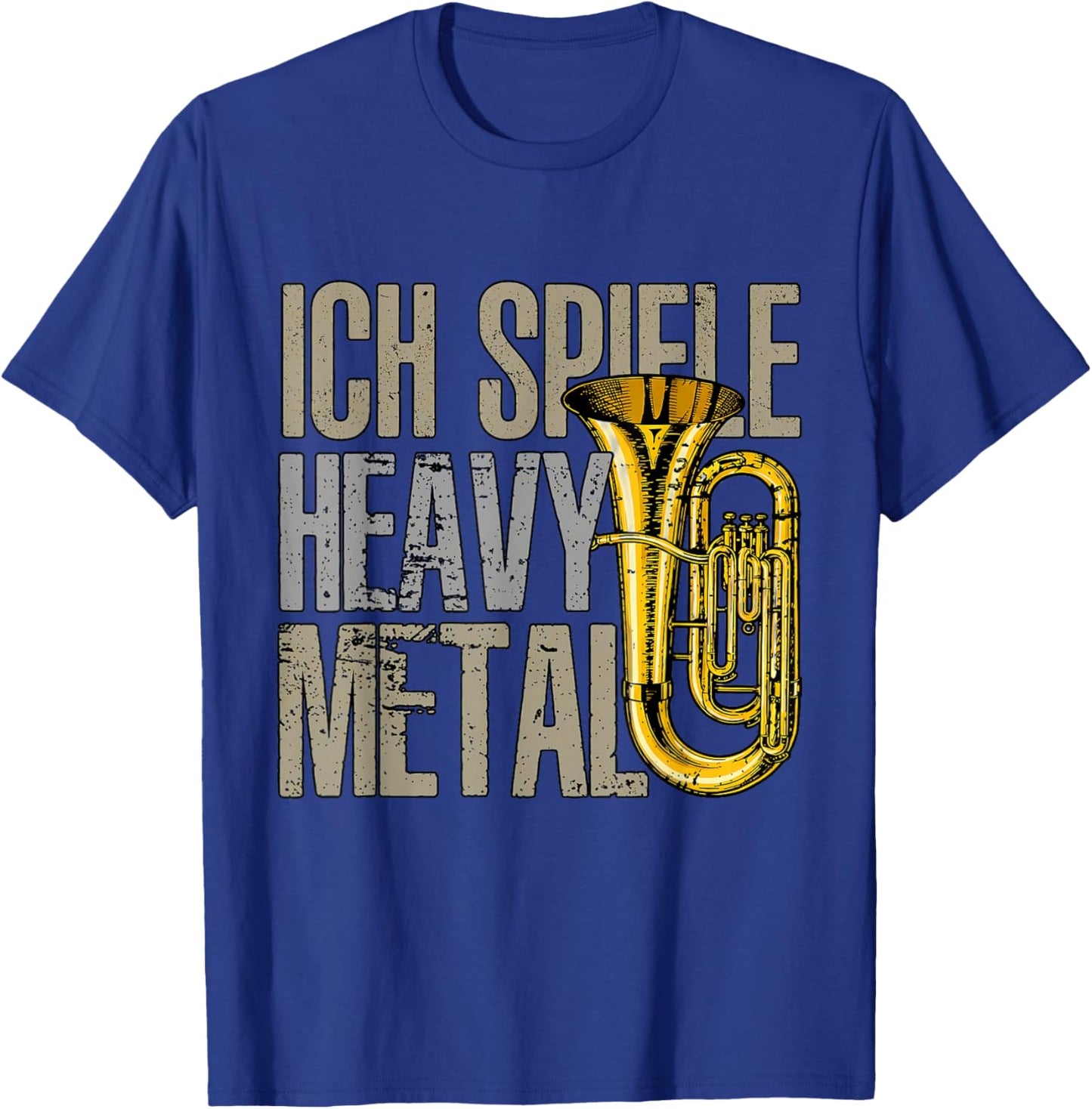 Ich Spiele Heavy Metal Jungen Herren Tubist - Lustiges Tuba T-Shirt - T-Shirt | Royal