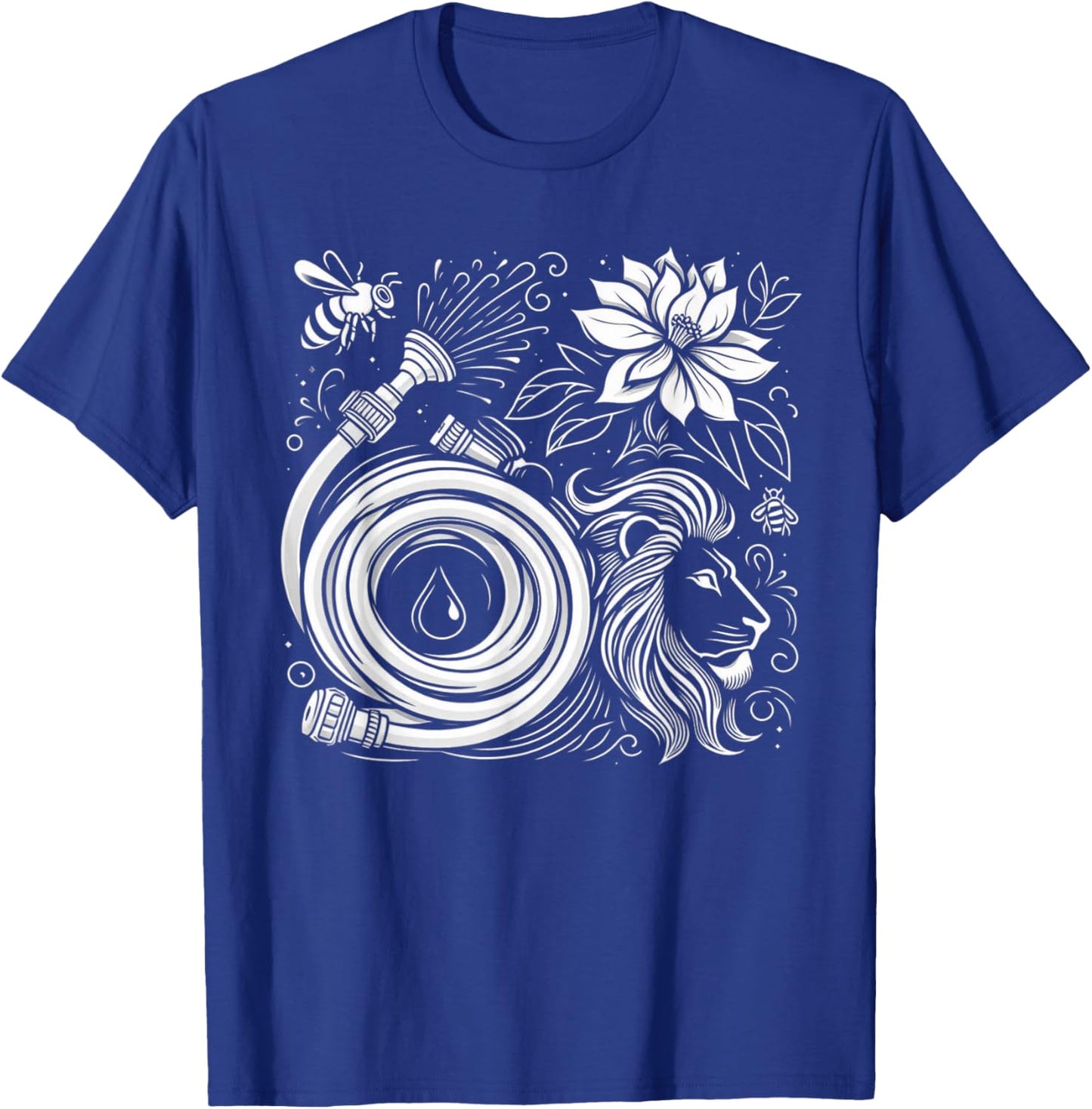 Funny Hose Bee Lion T-Shirt - T-Shirt | Royal