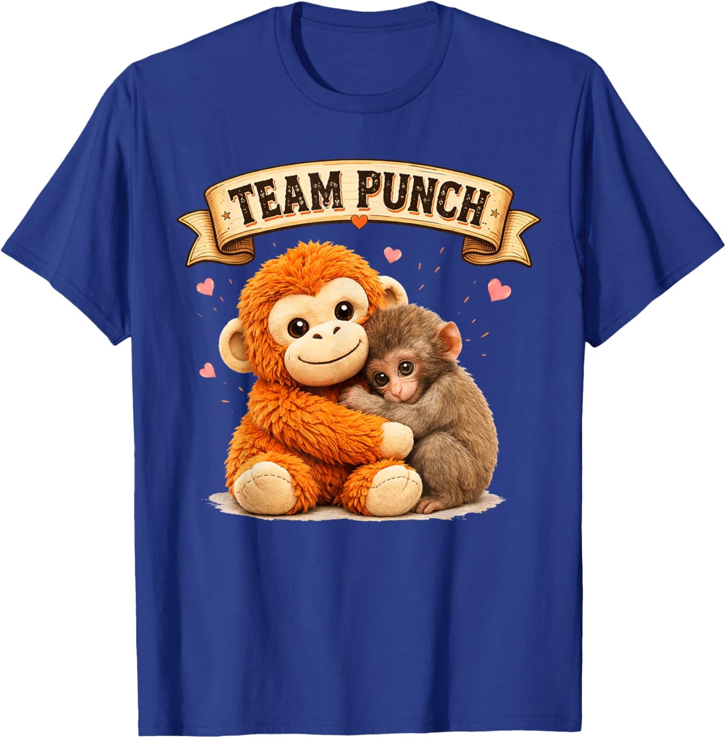 Baby Monkey Team Punch T-Shirt - T-Shirt | Royal