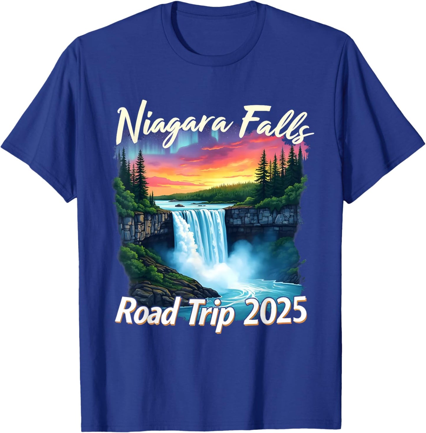 Niagara Falls Road Trip Family Vacation Trip Men Woman T-Shirt - T-Shirt | Royal