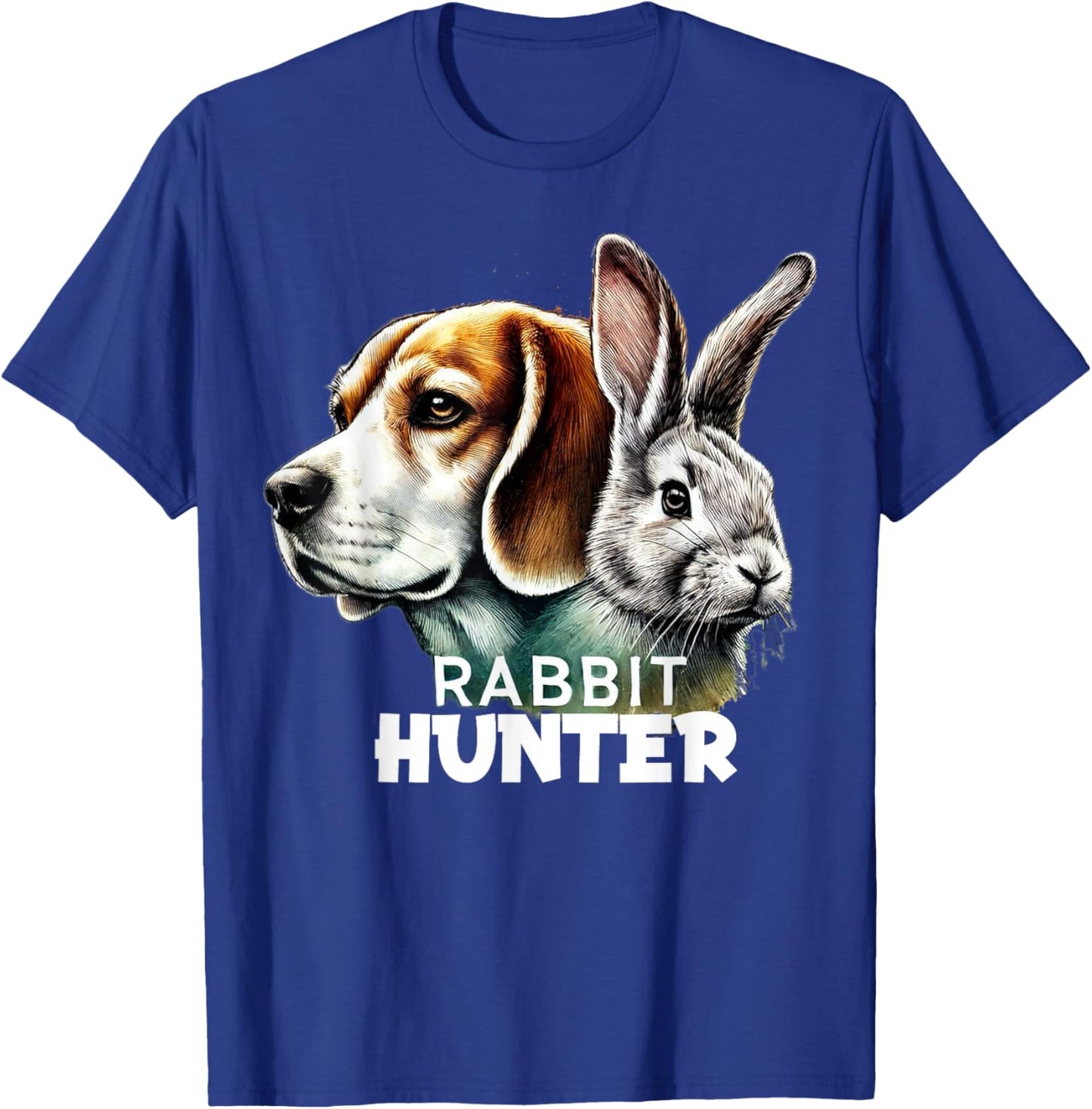 Beagle Dog Rabbit Hunter Rabbit Hunting Rabbiting Hunter T-Shirt - T-Shirt | Royal