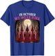 in October We Wear Pink - Halloween Breast Cancer Awerness T-Shirt - T-Shirt | Royal