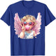 Cute Cupid Blowing Bubble Gum Sunglasses Valentine's Day T-Shirt - T-Shirt | Royal