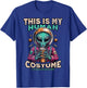 This Is My Human Costume Funny Alien Halloween T-Shirt - T-Shirt | Royal