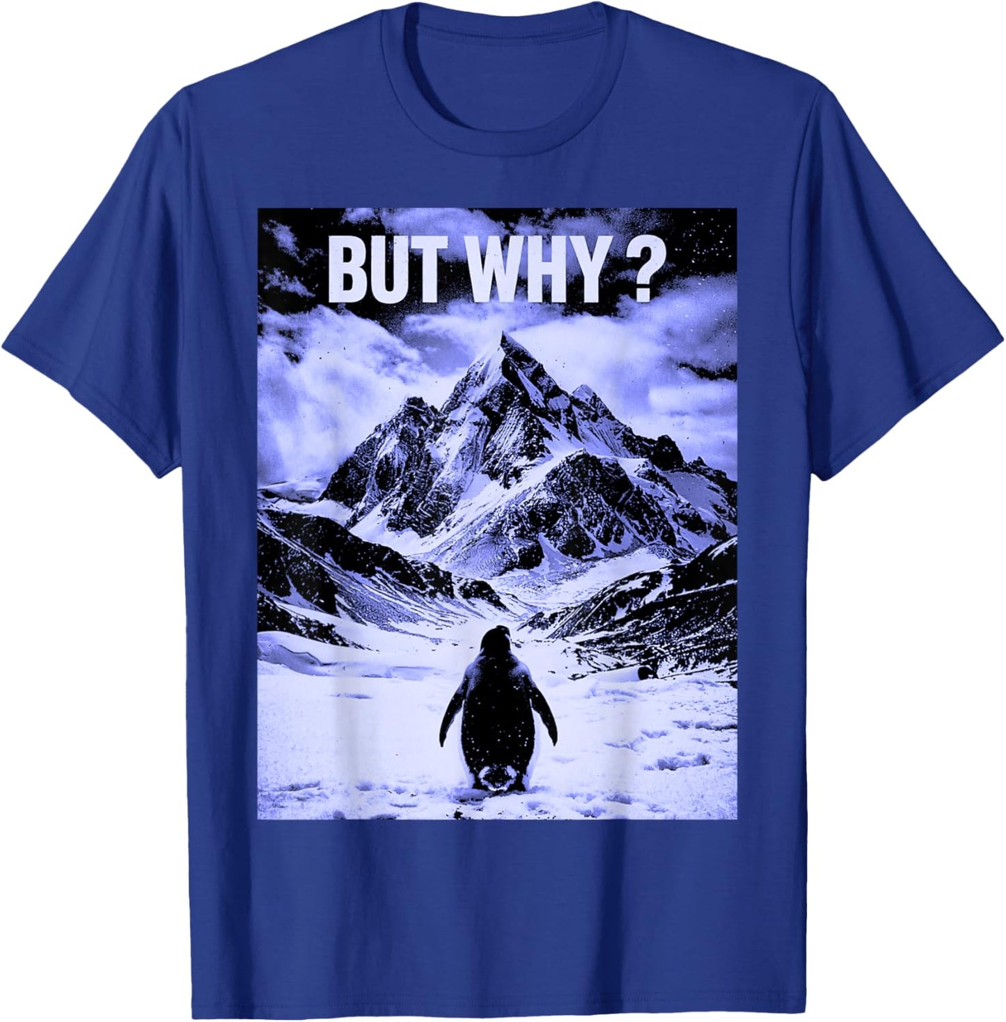 Nihilistic Penguin trinding Walking To The Mountains T-Shirt - T-Shirt | Royal