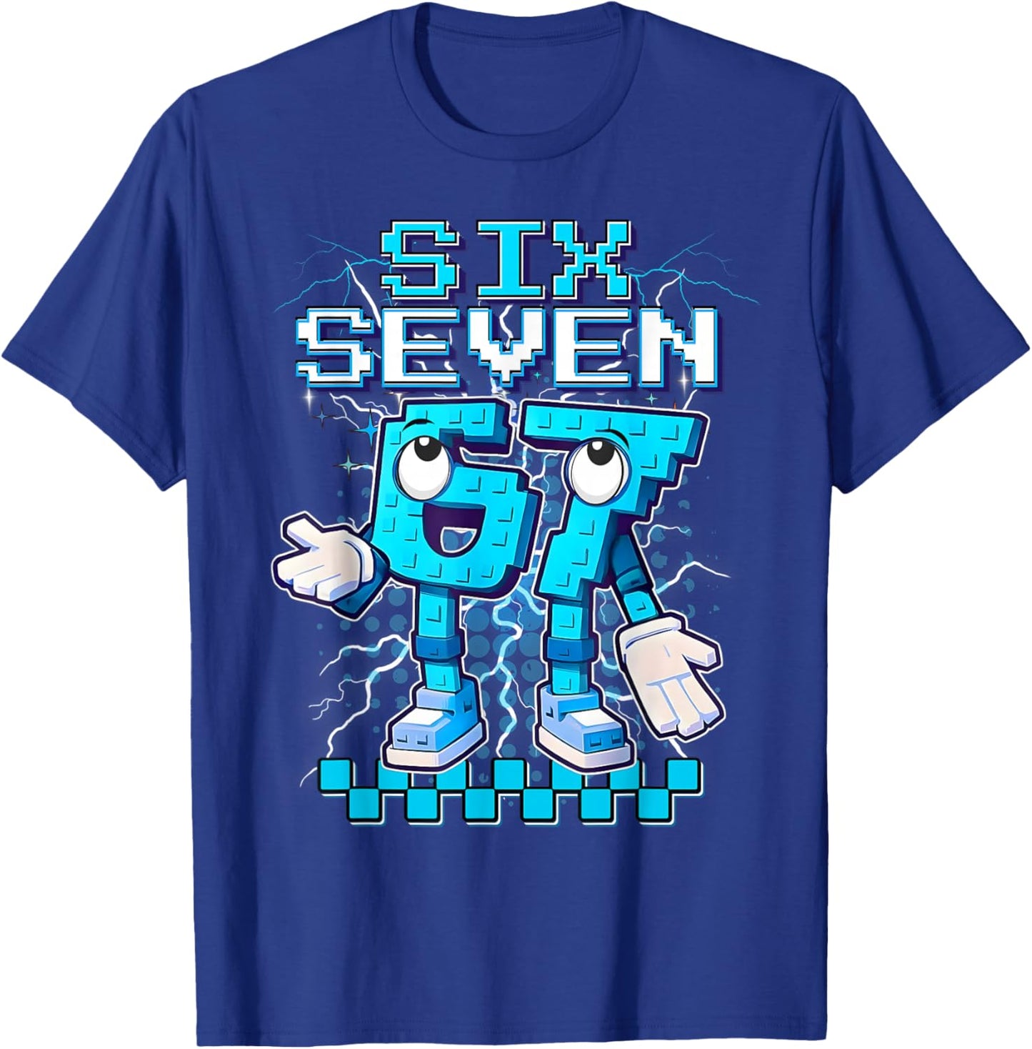 67 6 7 Six Seven Meme 6 7 Italian Brainrot 67 Gaming für Jungen T-Shirt - T-Shirt | Royal