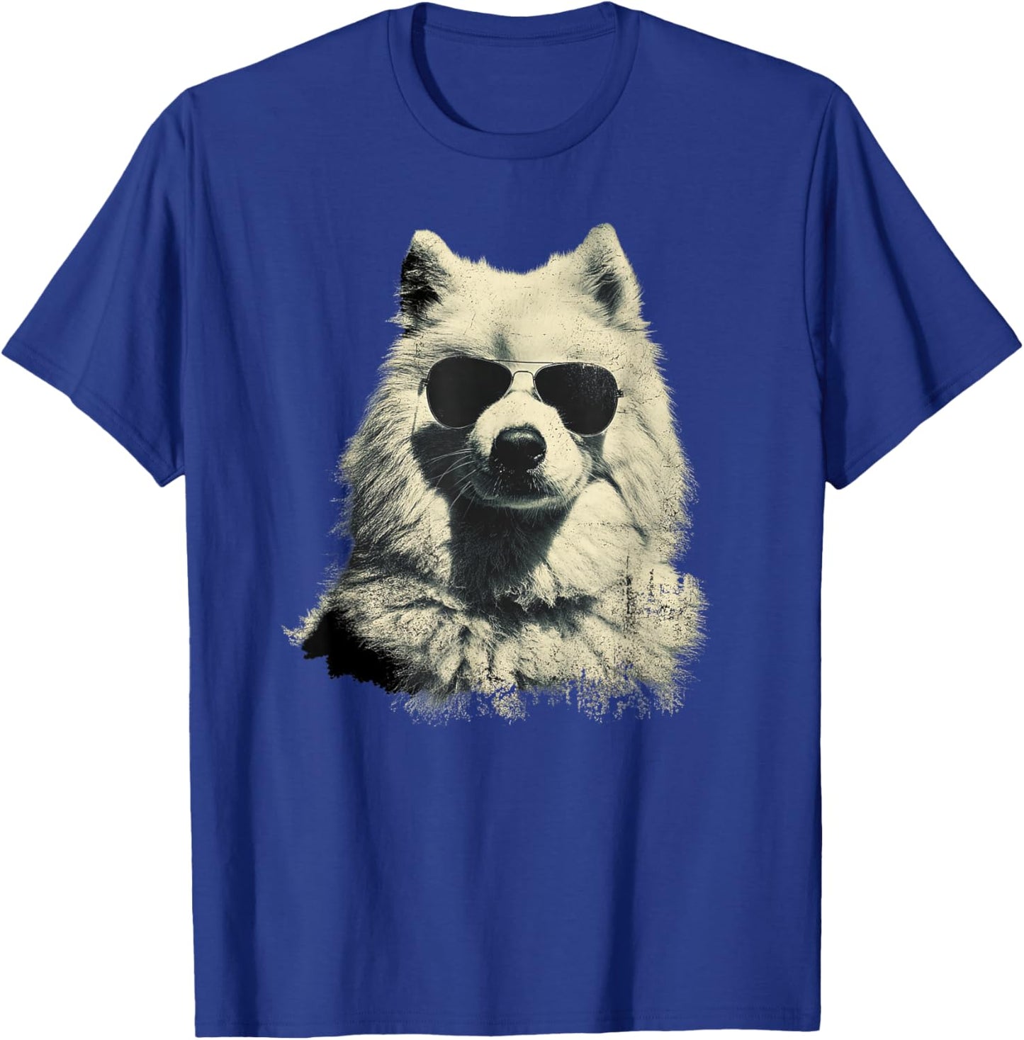 Vintage Samoyède Dad Fête des pères pour Les Hommes Amoureux drôle T-Shirt - T-Shirt | Royal