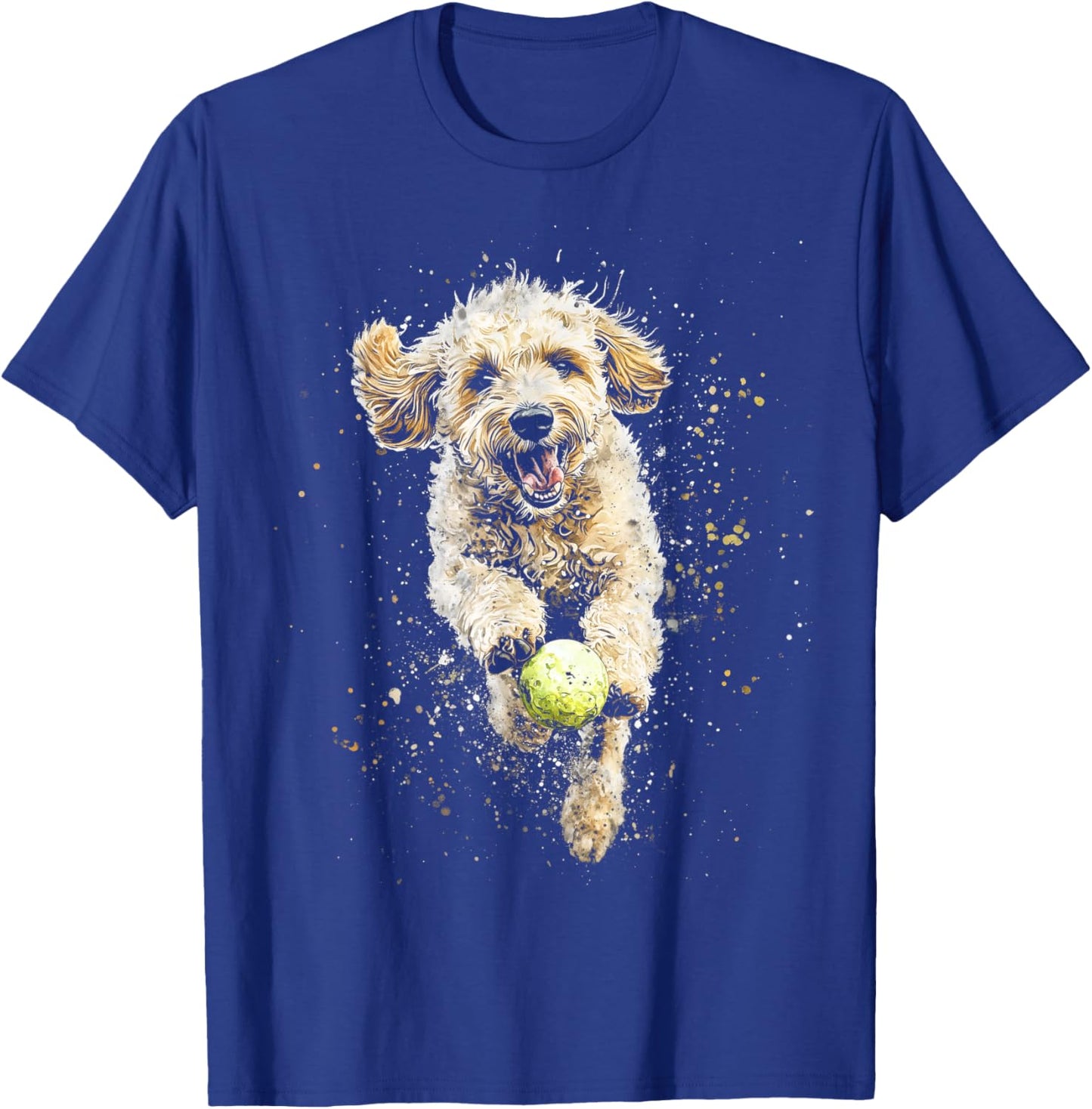 Goldendoodle Hunting Ball Cute Labradoodle Doodle Dog Mum T-Shirt - T-Shirt | Royal