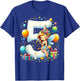 Kids Fairy Theme fifth Bday Party 5th Fairy Birthday T-Shirt - T-Shirt | Royal