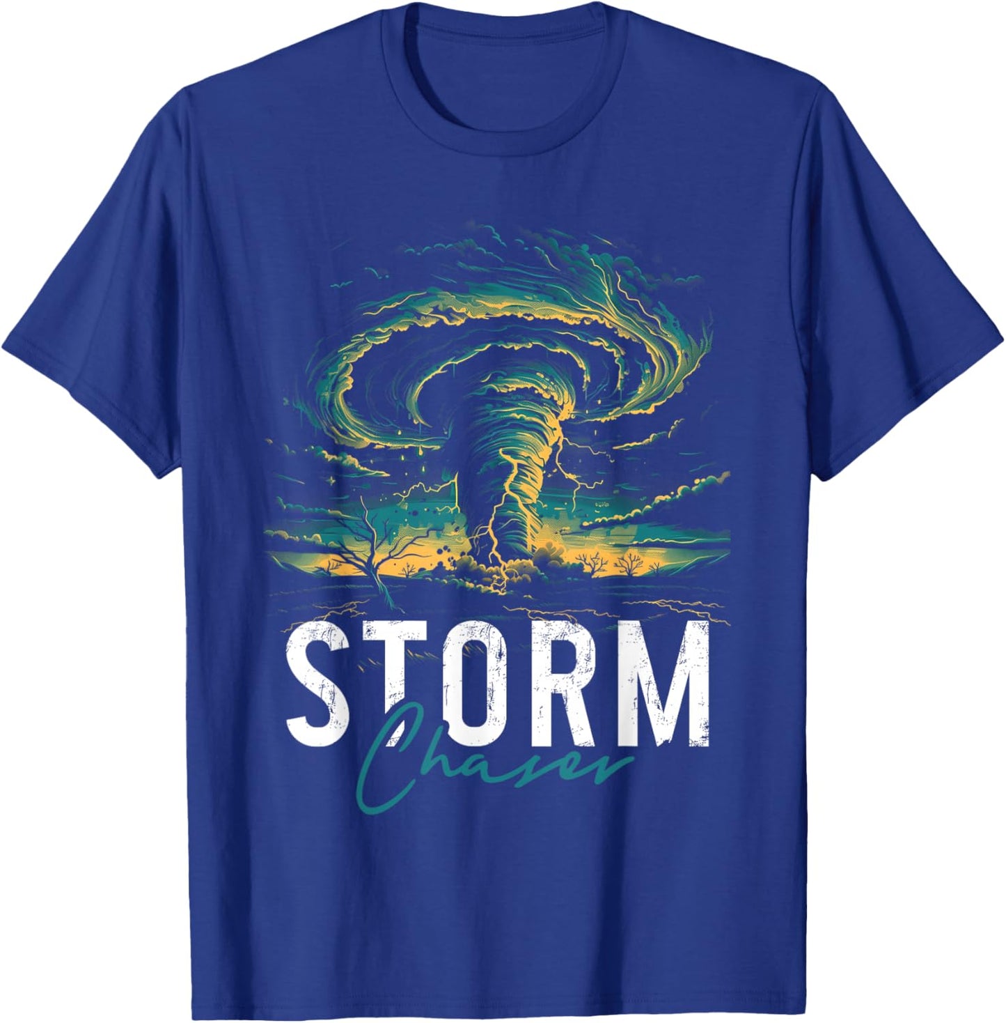 Storm Chasing Tornado Chaser Meteorologist Meteorology T-Shirt - T-Shirt | Royal
