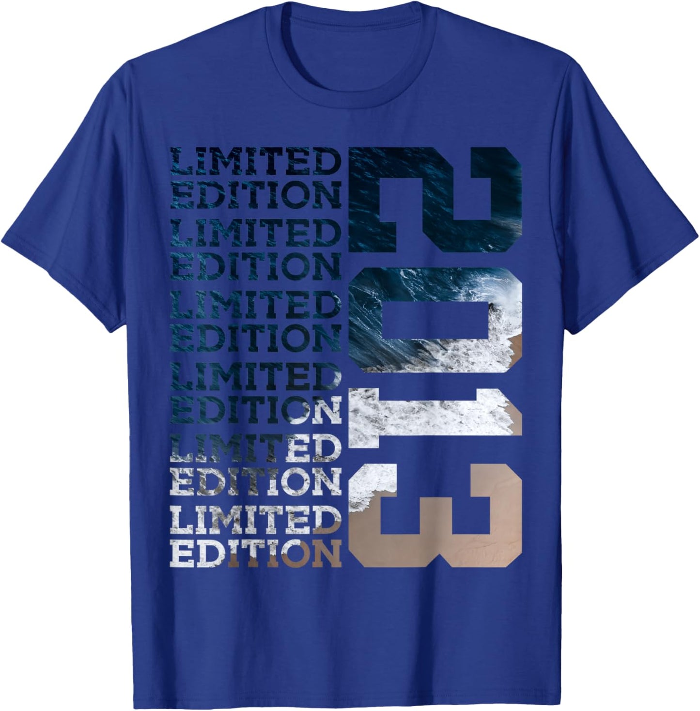 13 Years Limited Edition 2013 13TH Birthday T-Shirt - T-Shirt | Royal