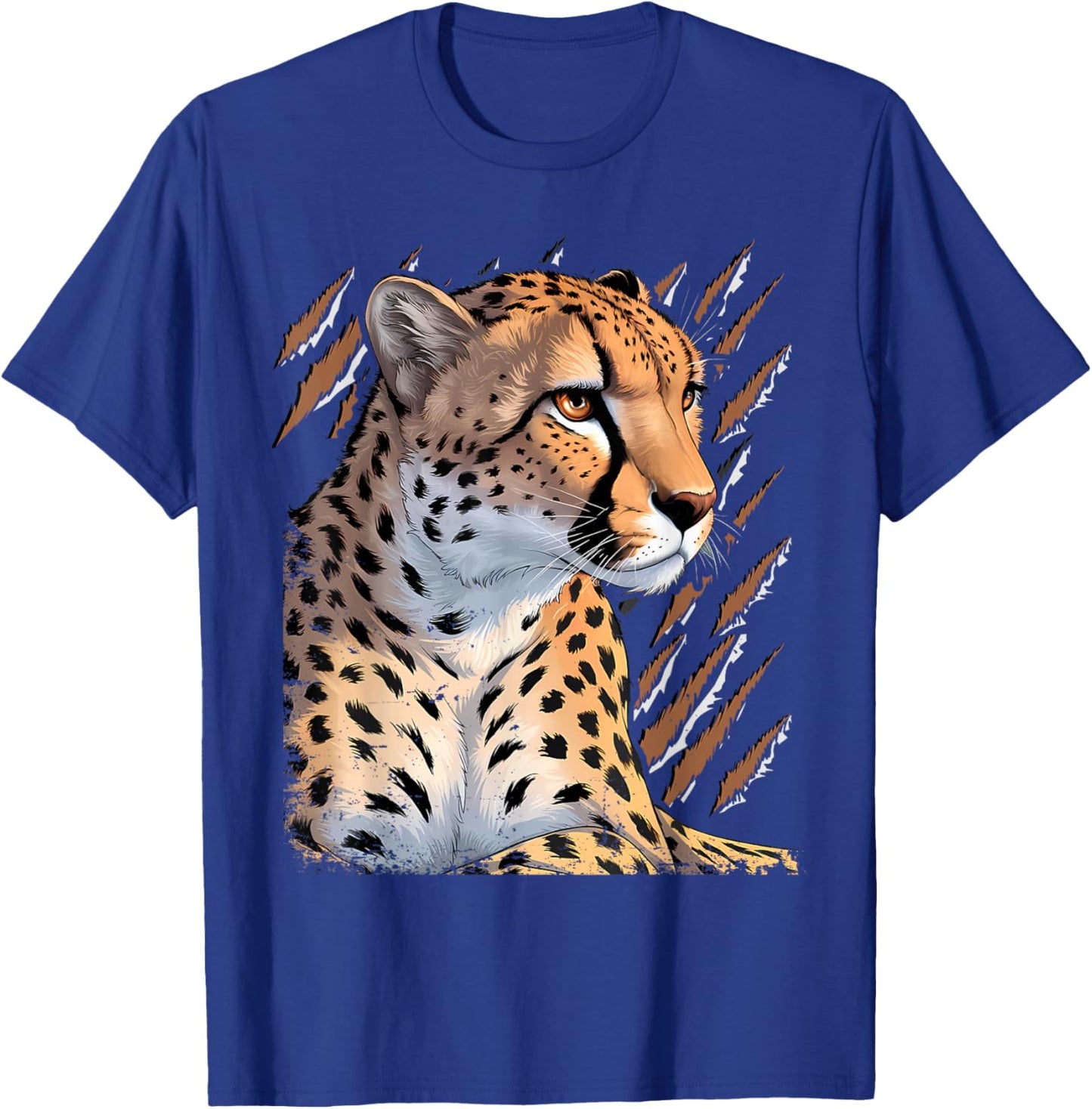 Leopard Cheetah Tiger Leopard Face Lion Cat T-Shirt - T-Shirt | Royal