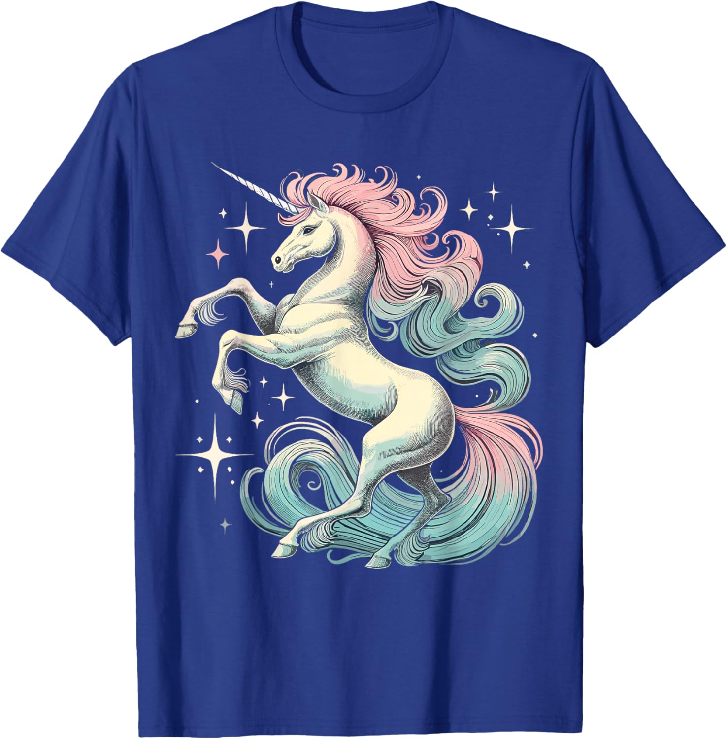 Unicorn Lover Rainbow Animal Unicorn T-Shirt - T-Shirt | Royal