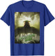 Star Wars The Mandalorian and Grogu Movie Meditating Poster T-Shirt - T-Shirt | Royal
