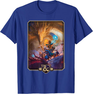 Dungeons & Dragons 2024 Players Handbook Cover T-Shirt - T-Shirt | Royal
