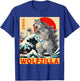 Wolf Japanese Art Funny Wolves Gifts Women Kids T-Shirt - T-Shirt | Royal