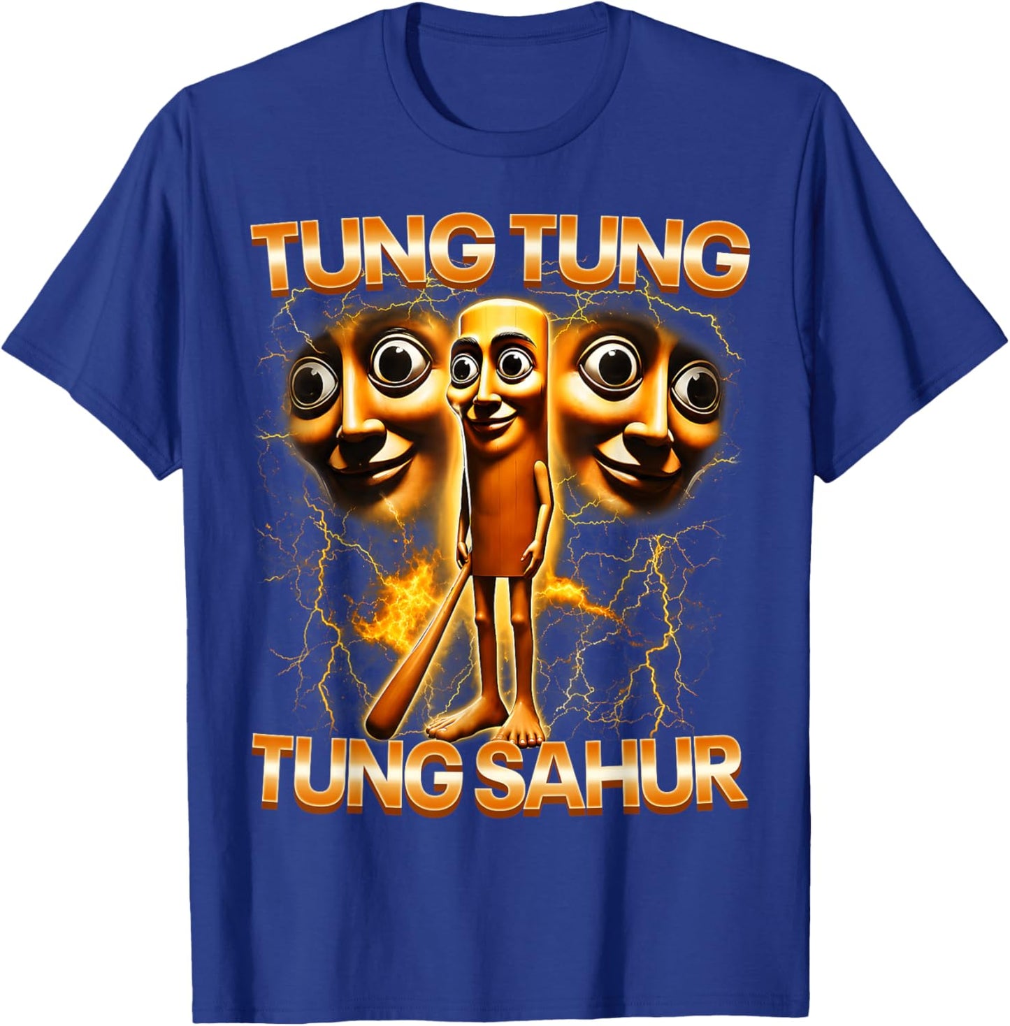 Tung Tung Tung Sahur is Calling Funny Italian Brainrot Meme T-Shirt - T-Shirt | Royal