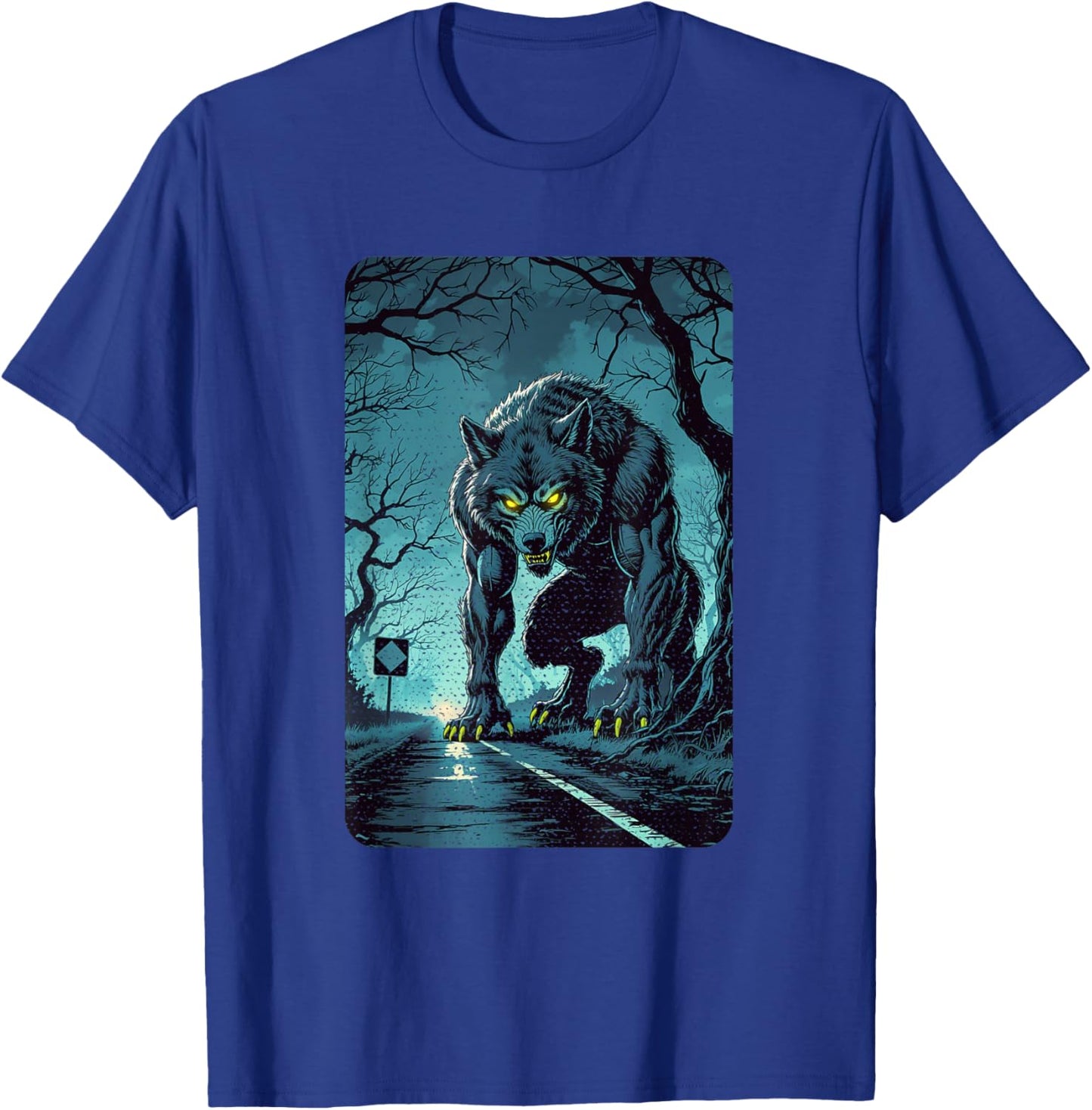 Beast of Bray Road Cryptid | Vintage Horror Encounter T-Shirt - T-Shirt | Royal