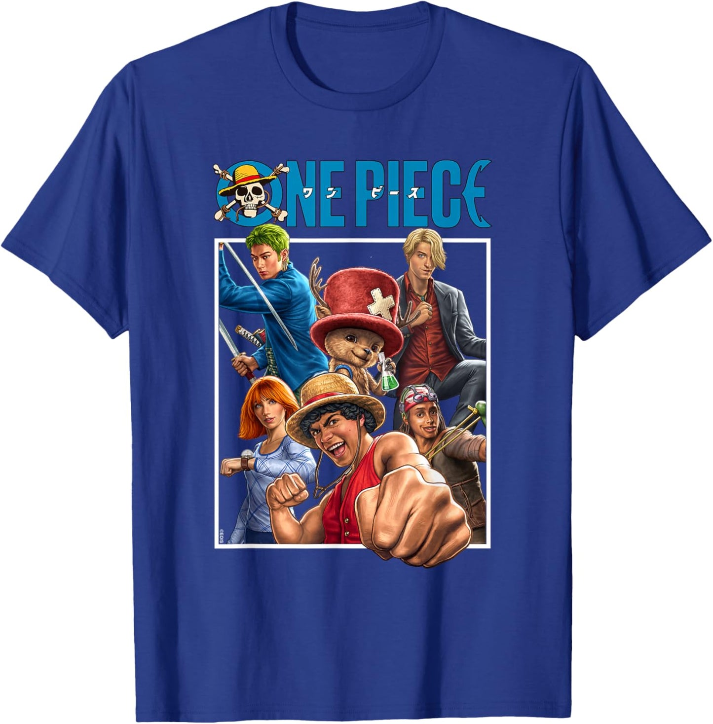 One Piece Group Box T-Shirt - T-Shirt | Royal