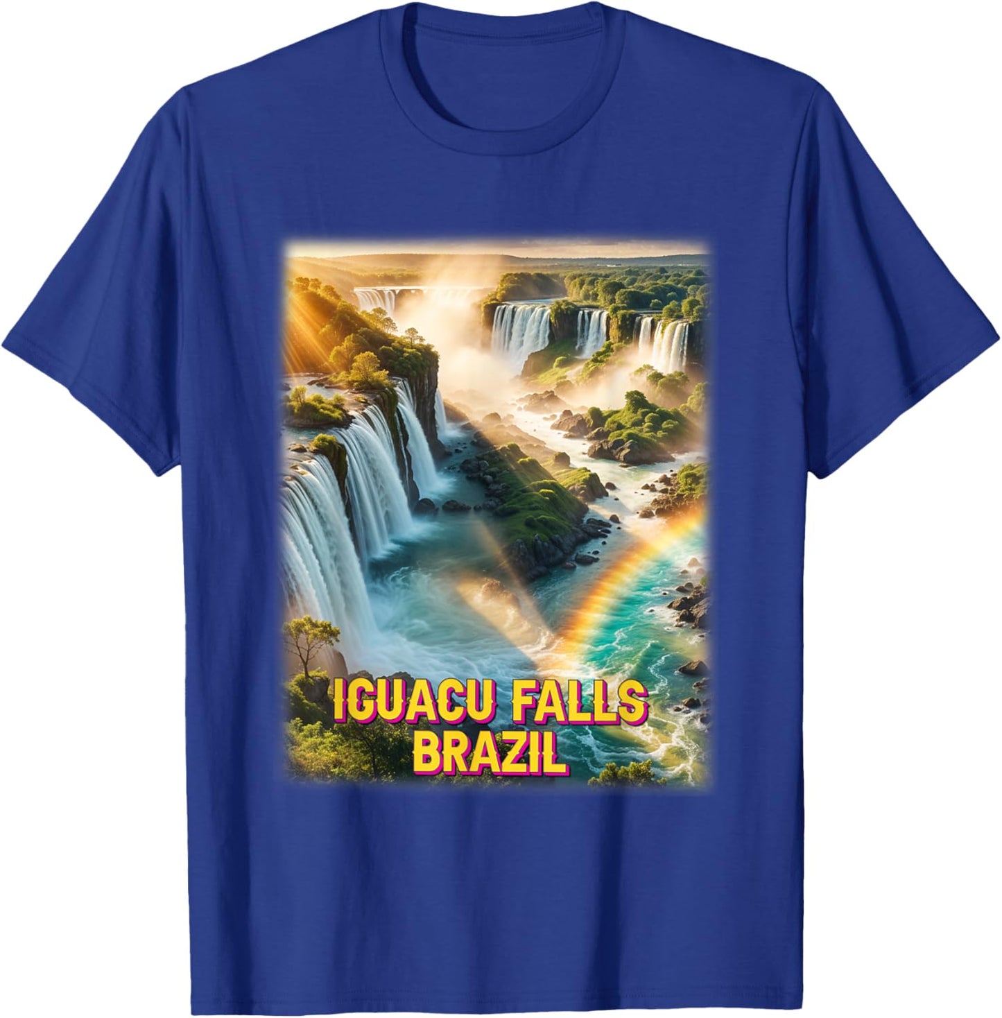 Iguacu Falls Brazil Shirt Iguazu National Park Family Trip T-Shirt - T-Shirt | Royal