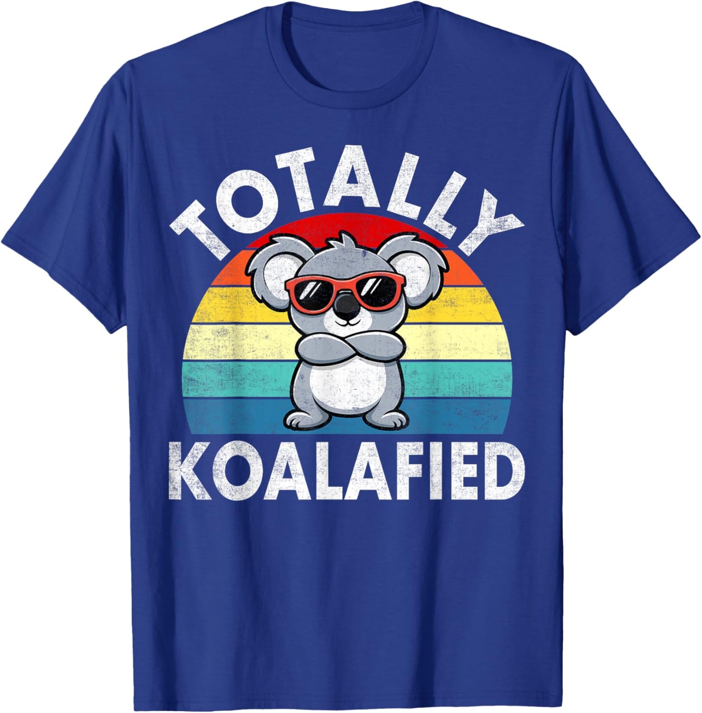 Totally Koalafied Funny Koala Lover Pun T-Shirt - T-Shirt | Royal