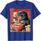 Japanese Noodles Vintage T-Rex Dinosaur Ramen T-Shirt - T-Shirt | Royal