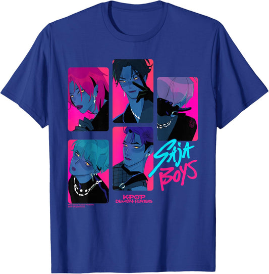 Kpop Demon Hunters Saja Boys Demons Officially Licensed T-Shirt - T-Shirt | Royal