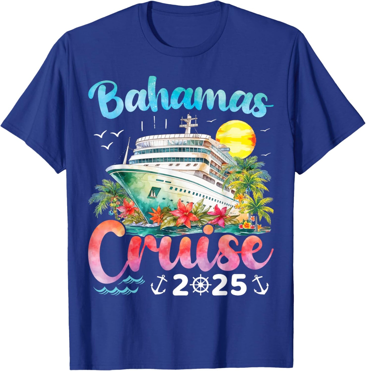 Bahamas Cruise 2025 Family Matching Cruise Vacation Trip T-Shirt - T-Shirt | Royal