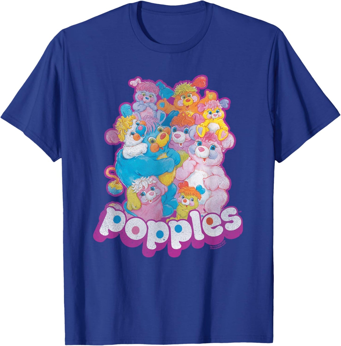 Popples Group Shot , Black, S T-Shirt - T-Shirt | Royal