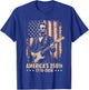 Abraham Lincoln Playing Guitar 4th July 250th Anniversary T-Shirt - T-Shirt | Royal