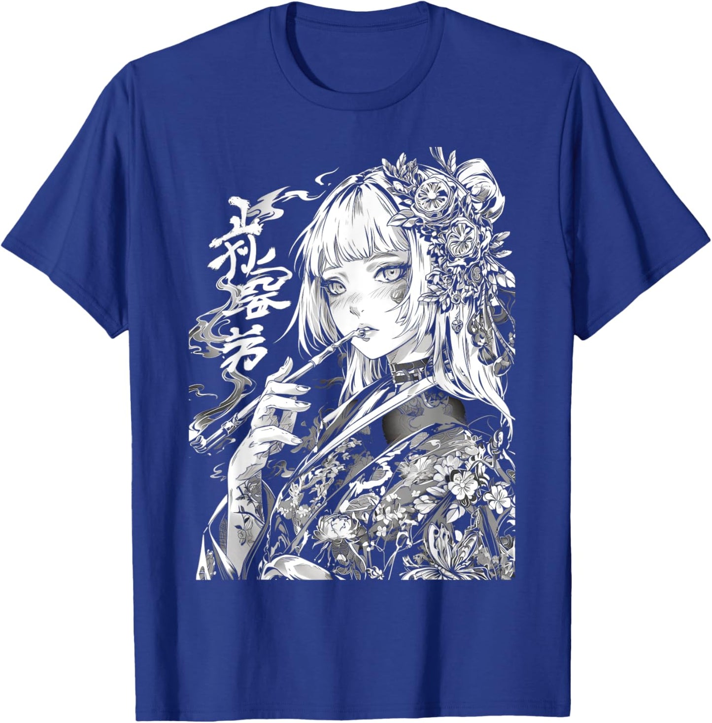 Waifu Anime Horror Girl Aesthetic T-Shirt - T-Shirt | Royal