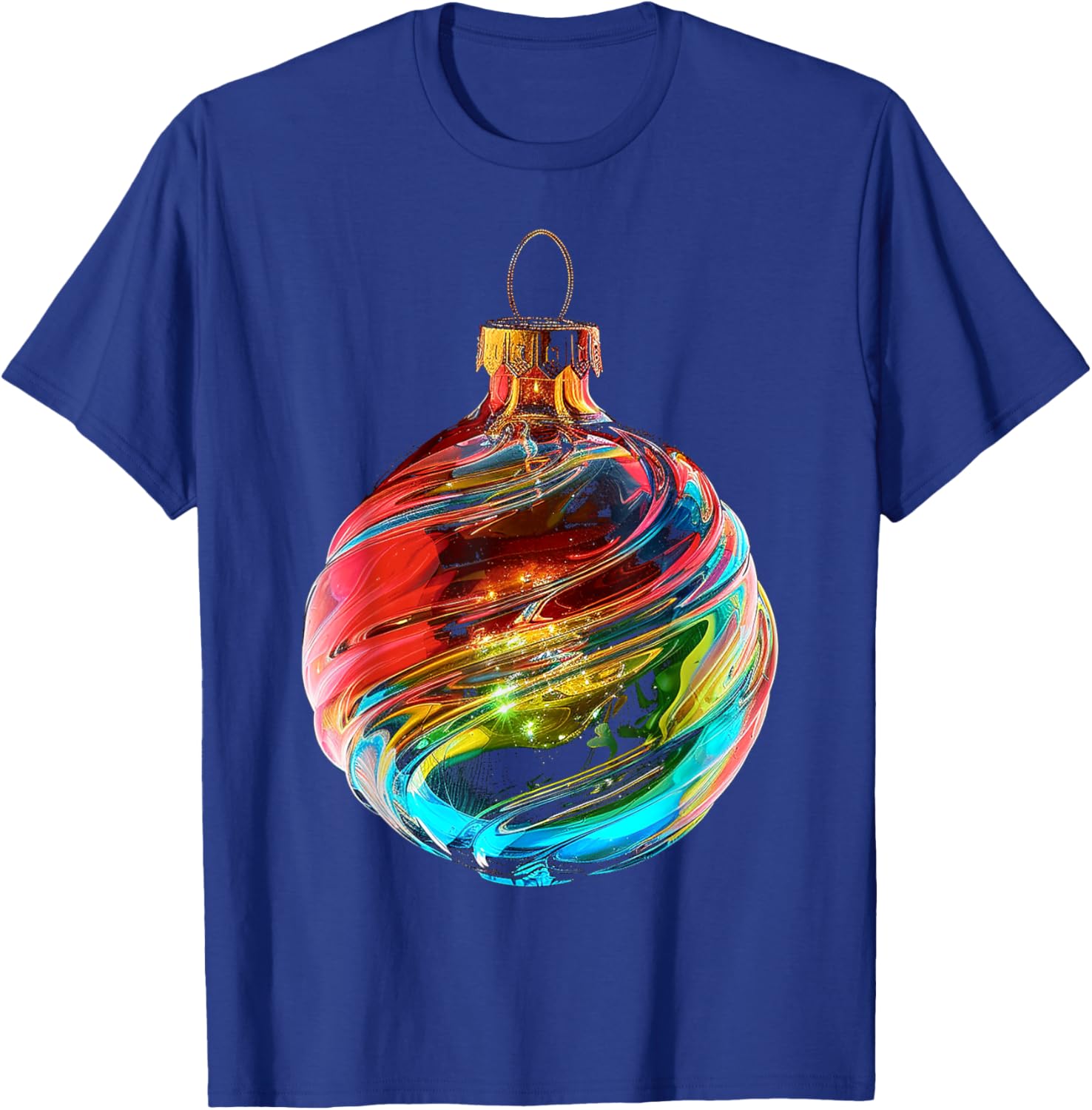 Christmas Ornament X-Mas Family Art Christmas Ornament T-Shirt - T-Shirt | Royal