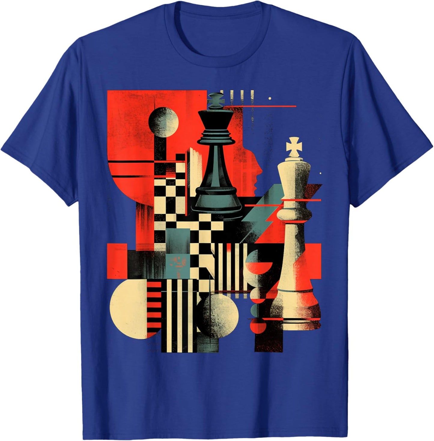 Artistic Chess player Men and Women Chess love T-Shirt - T-Shirt | Royal