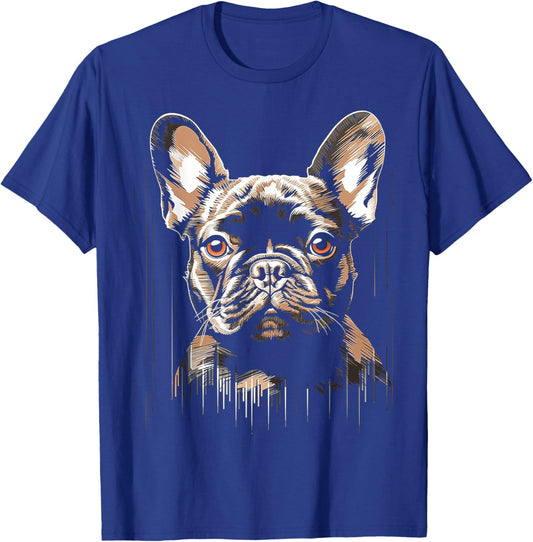 French Bulldog Motif Pet Art Dog French Bulldog T-Shirt - T-Shirt | Royal