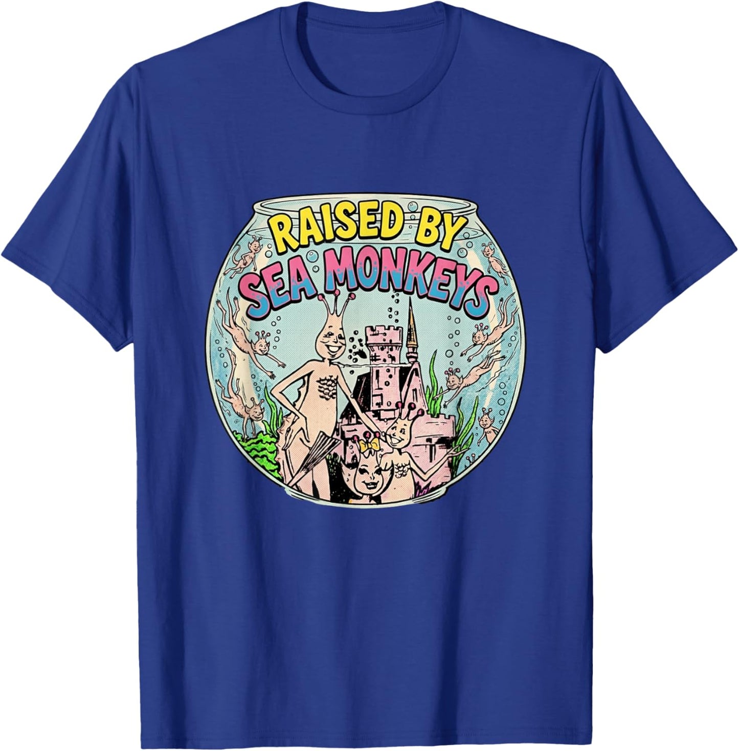 Gen X Raised by Sea Monkeys 1960s 1970s 1980s Generation X T-Shirt - T-Shirt | Royal