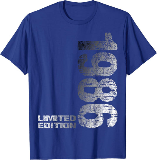 1986 Man Woman 40th Birthday Limited Edition 40 T-Shirt - T-Shirt | Royal