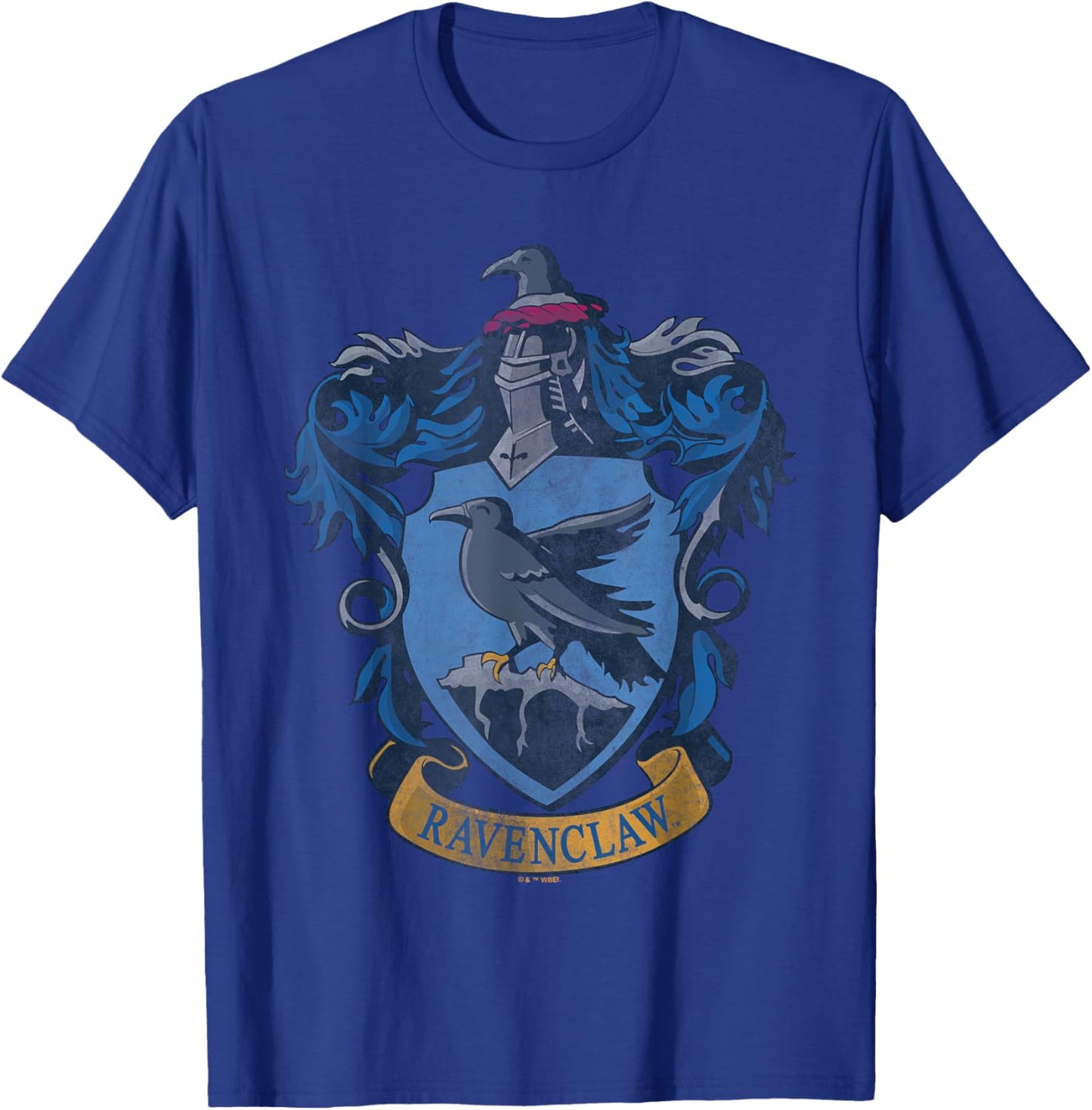 Harry Potter Distressed Ravenclaw Crest T-Shirt - T-Shirt | Royal
