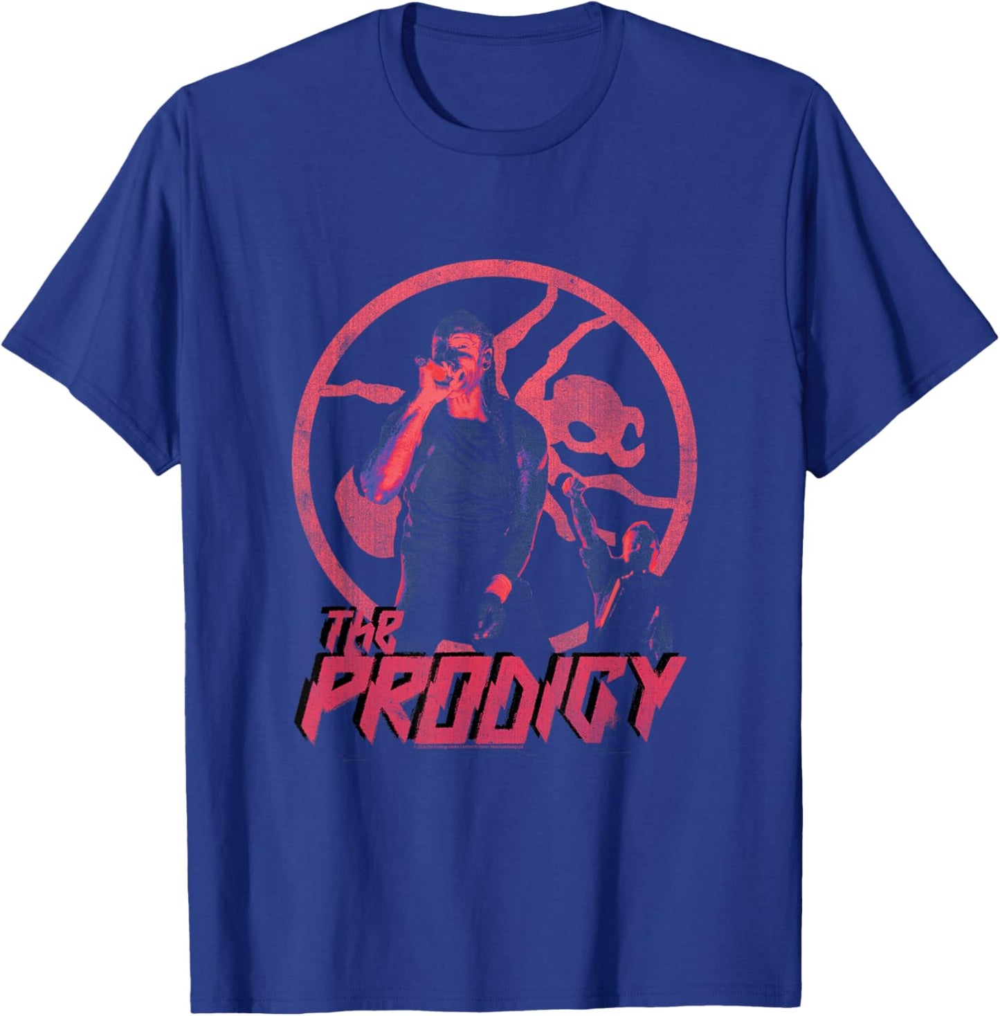 Official The Prodigy Attack Mode Electronic Music Band T-Shirt - T-Shirt | Royal