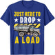 Dump Truck Driver Operator Men Adult Dumping truck Trailer T-Shirt - T-Shirt | Royal