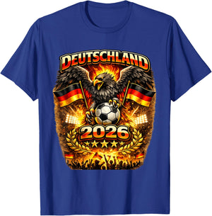 Deutschland Shirt Für Fußball WM EM Fan Trikot Deutschland T-Shirt - T-Shirt | Royal